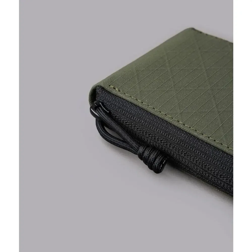 NEW Alpaka Zip ID Wallet Green | Axogrid 210D